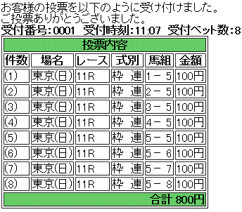 第34回 ジャパンカップ(GI)馬券買い目