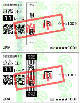 ファンタジーステークス的中馬券結果