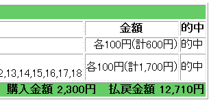 ジャパンカップ馬券買い目