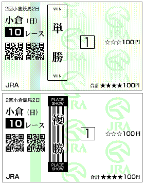 北九州記念はずれ馬券結果
