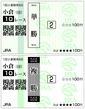 小倉記念はずれ馬券結果