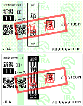 新潟2歳ステークスはずれ馬券結果